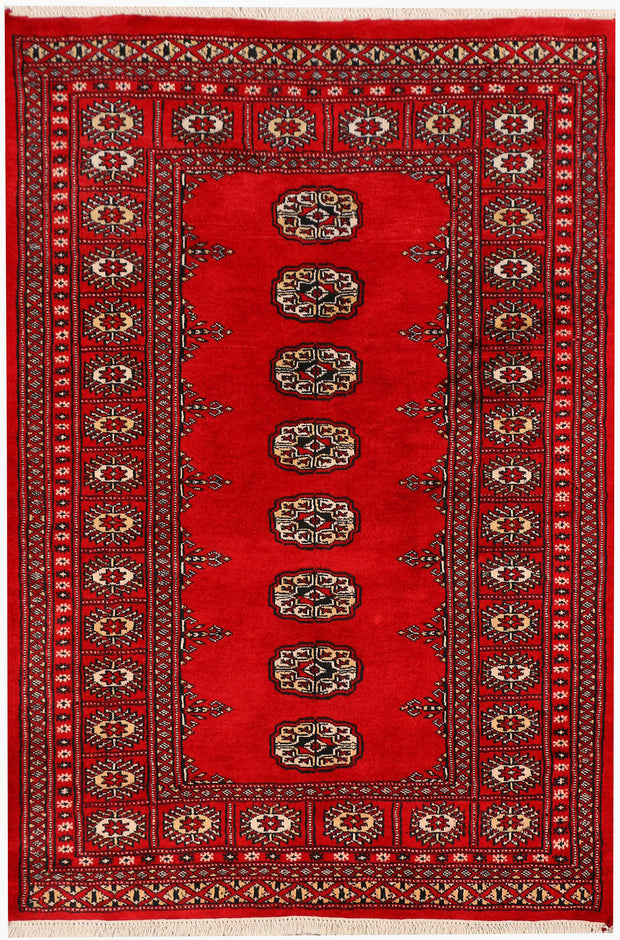 Dark Red Bokhara 3' 1 x 4' 6 - No. 44024