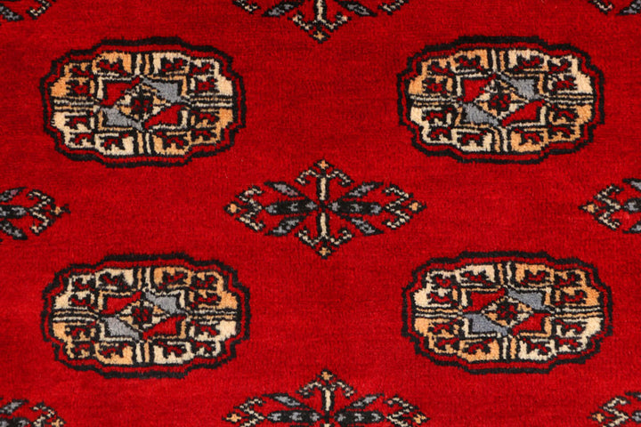 Red Bokhara 3'  1" x 4'  11" - No. QA79716