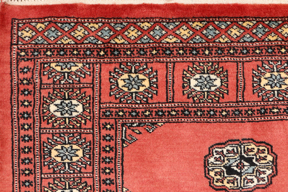 Indian Red Bokhara 3' 1 x 5' 3 - No. 44031 - ALRUG Rug Store