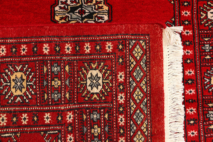 Red Bokhara 3' 1 x 5' 3 - No. 44032 - ALRUG Rug Store