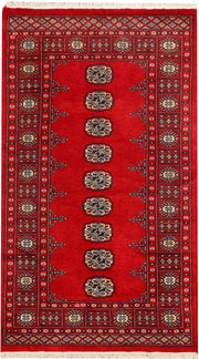 Red Bokhara 3' 1 x 5' 3 - No. 44032 - ALRUG Rug Store