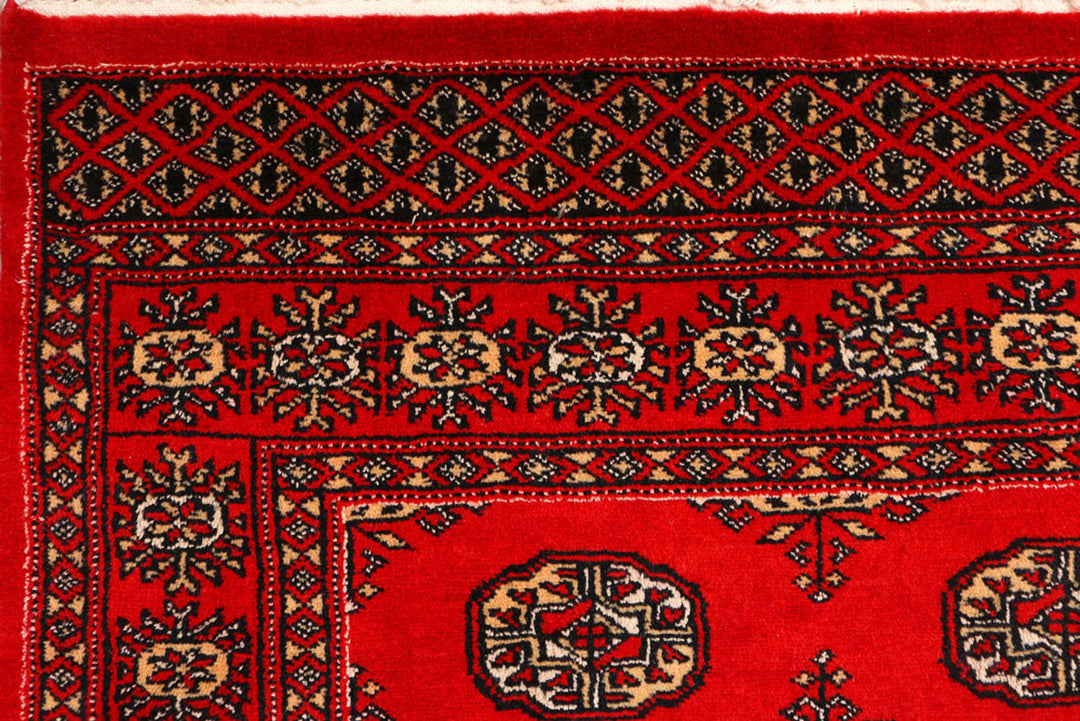Red Bokhara 3'  1" x 5'  3" - No. QA71606