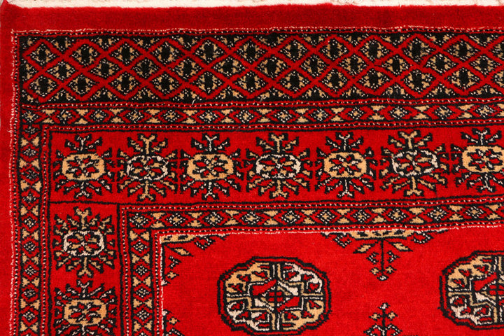 Red Bokhara 3'  1" x 5'  3" - No. QA71606