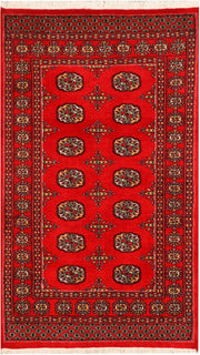 Red Bokhara 3'  1" x 5'  3" - No. QA71606