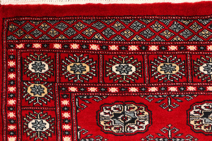 Red Bokhara 3'  x" 4'  11" - No. QA14019