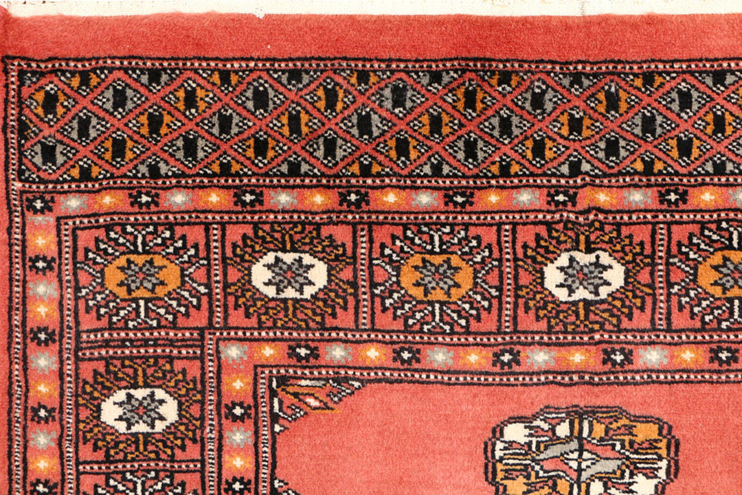 Indian Red Bokhara 3'  x" 4'  7" - No. QA35985