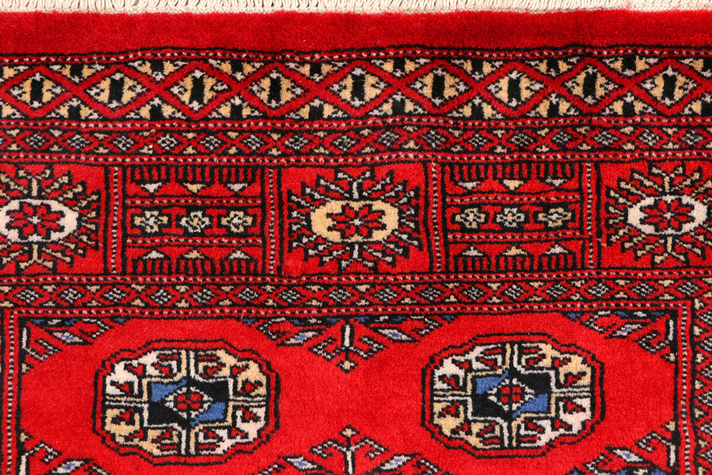 Red Bokhara 3' 1 x 5' 2 - No. 44039 - ALRUG Rug Store
