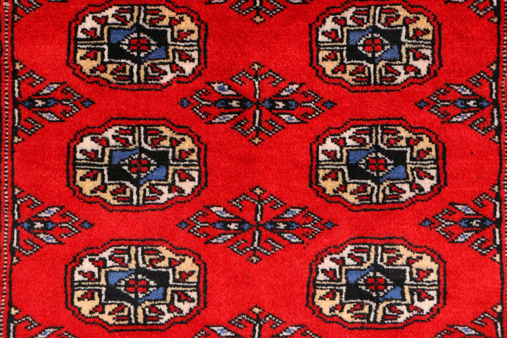 Red Bokhara 3' 1 x 5' 2 - No. 44039 - ALRUG Rug Store