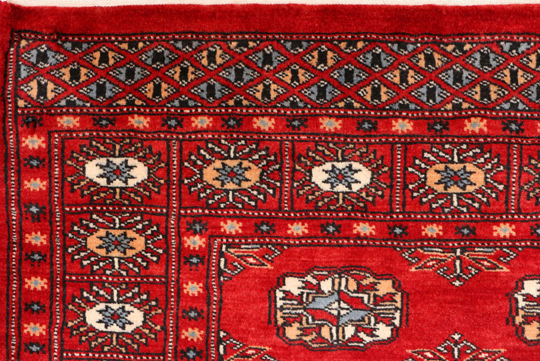 Red Bokhara 3'  1" x 5' " - No. QA14912