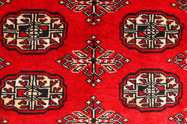 Red Bokhara 3'  1" x 5'  2" - No. QA97640