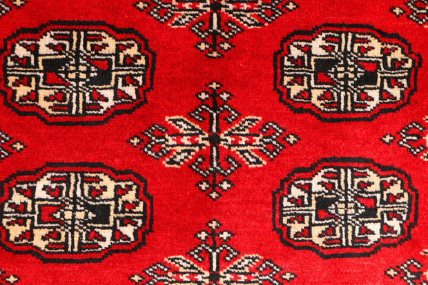 Red Bokhara 3'  1" x 5'  2" - No. QA97640