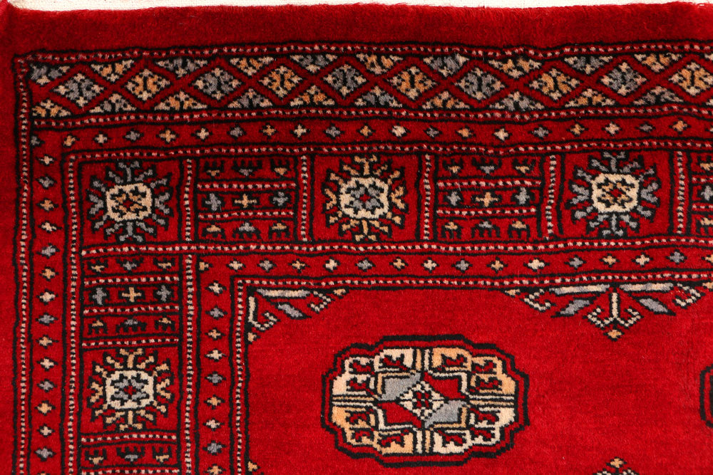 Red Bokhara 3' 1 x 5' 5 - No. 44042 - ALRUG Rug Store