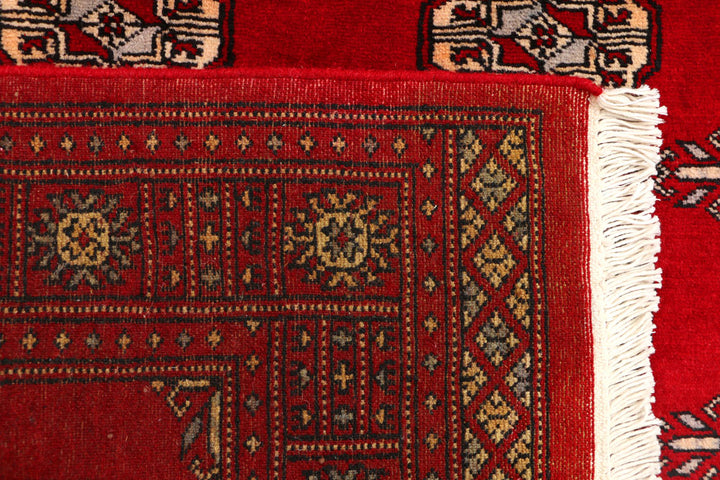 Red Bokhara 3' 1 x 5' 5 - No. 44042 - ALRUG Rug Store