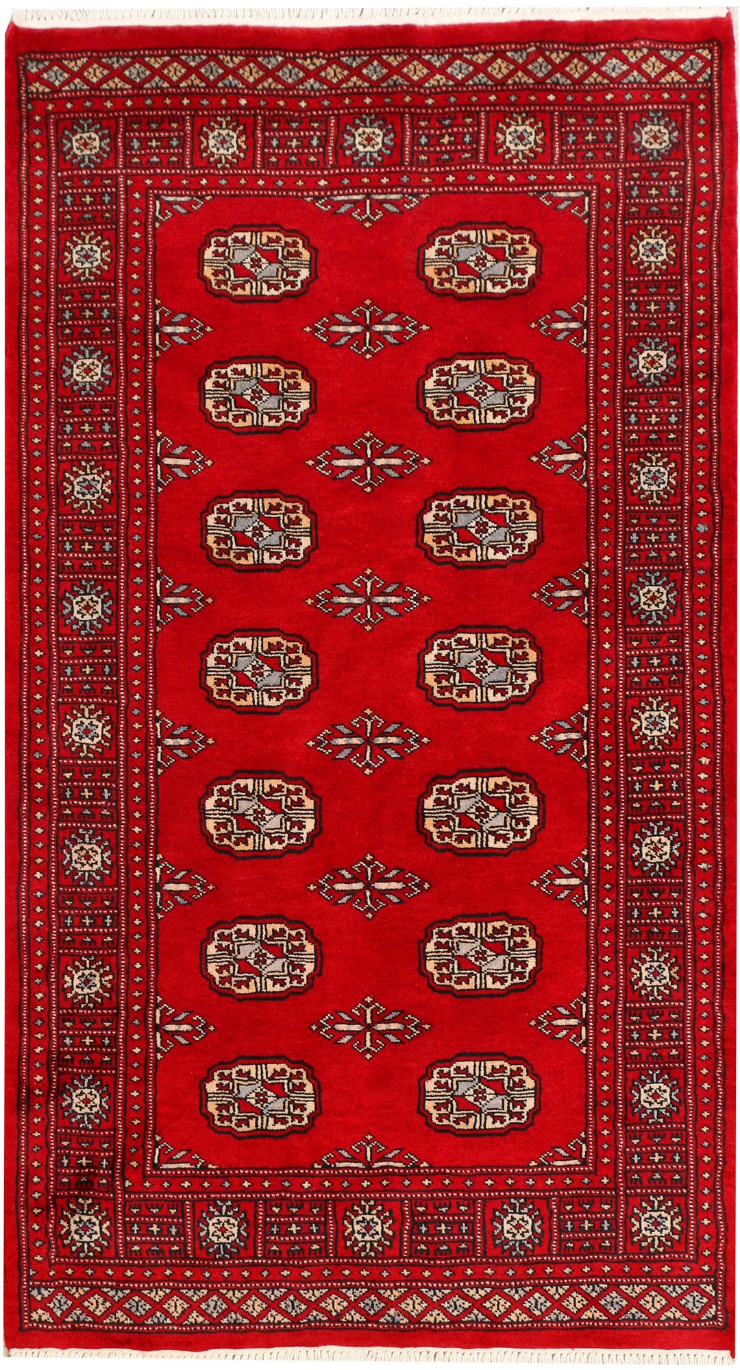 Red Bokhara 3' 1 x 5' 5 - No. 44042 - ALRUG Rug Store