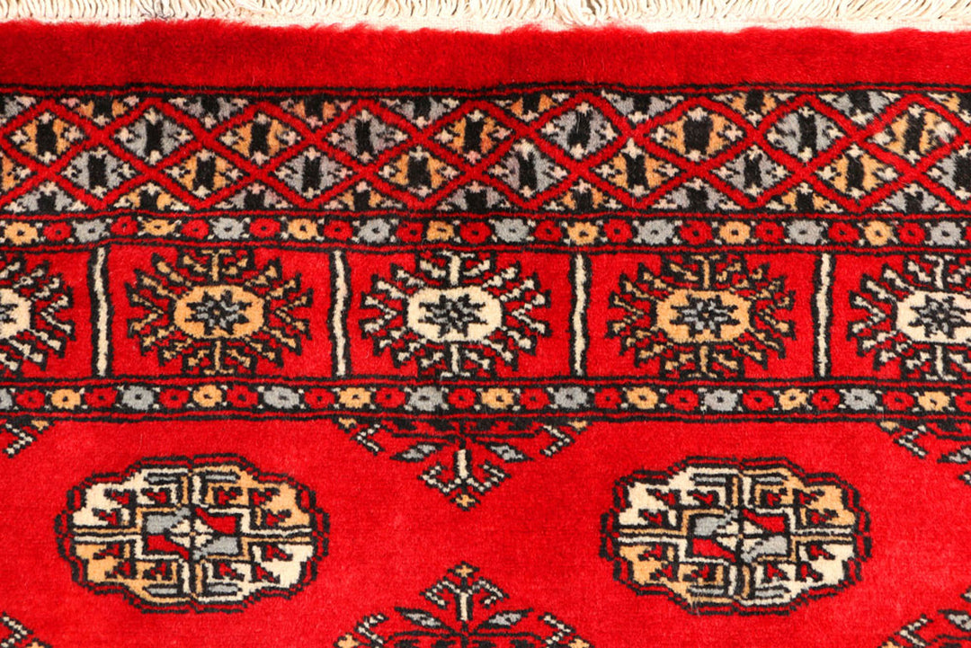 Red Bokhara 3'  1" x 5'  1" - No. QA31606