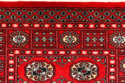 Red Bokhara 3'  1" x 5'  4" - No. QA82627