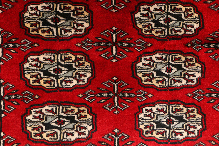 Dark Red Bokhara 3' x 4' 8 - No. 44052