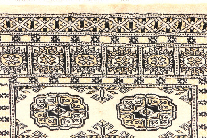 Ivory Bokhara 3' x 5' 2 - No. 44071 - ALRUG Rug Store