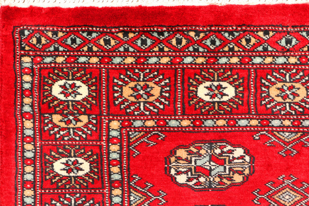 Red Bokhara 3' x 5' - No. 44075 - ALRUG Rug Store