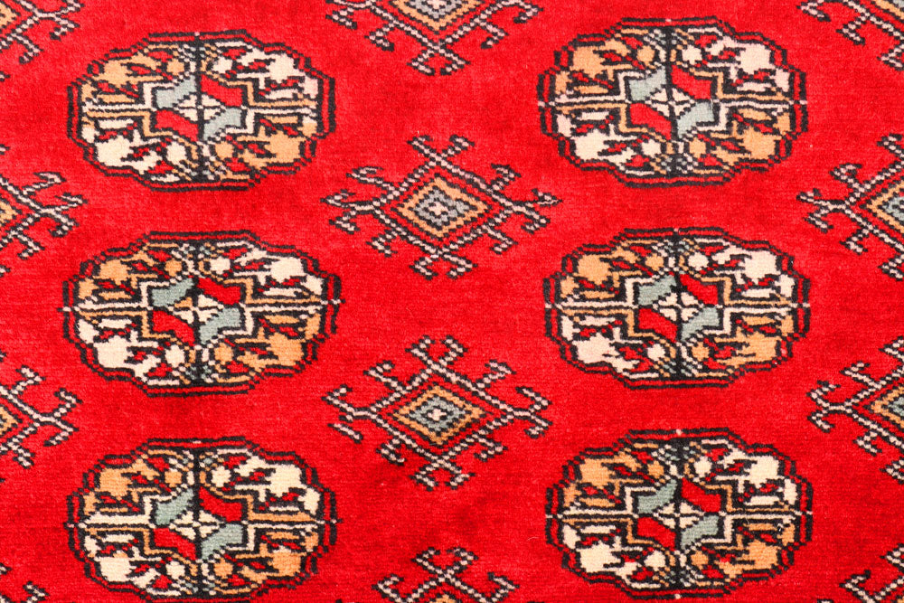 Red Bokhara 3' x 5' - No. 44075 - ALRUG Rug Store