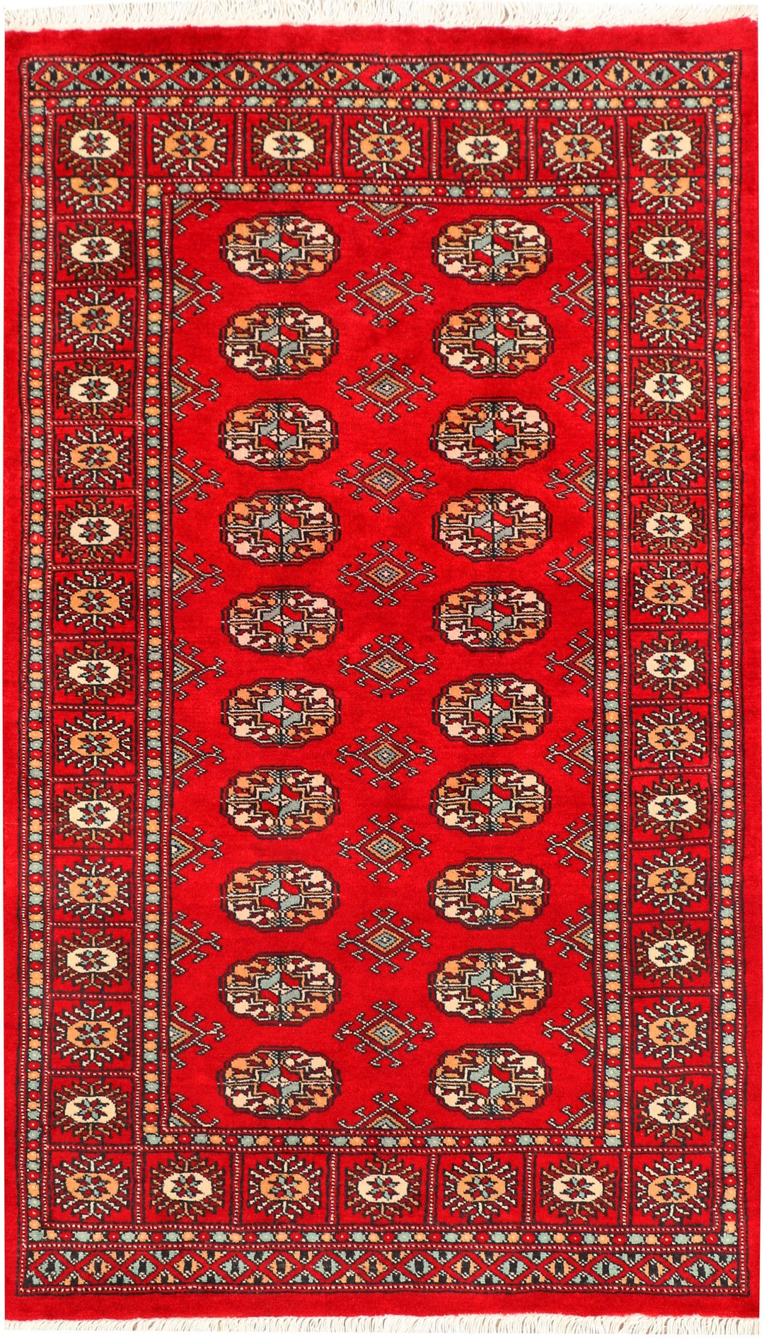 Red Bokhara 3' x 5' - No. 44075 - ALRUG Rug Store
