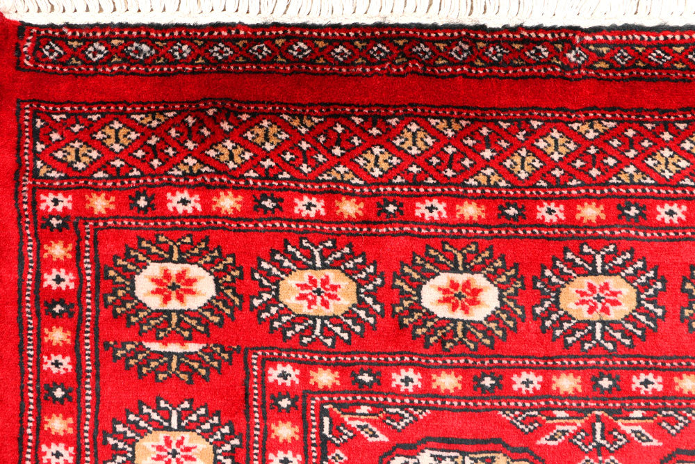 Red Bokhara 3' 1 x 5' 5 - No. 44083 - ALRUG Rug Store