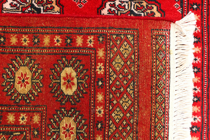 Red Bokhara 3' 1 x 5' 5 - No. 44083 - ALRUG Rug Store