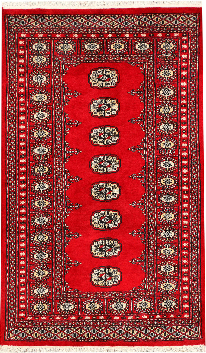 Red Bokhara 3' 1 x 5' - No. 44085 - ALRUG Rug Store