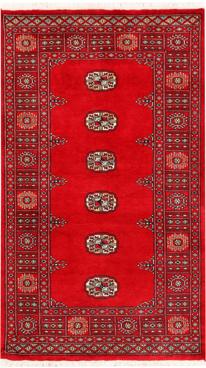 Red Bokhara 3' x 5' 2 - No. 44087 - ALRUG Rug Store