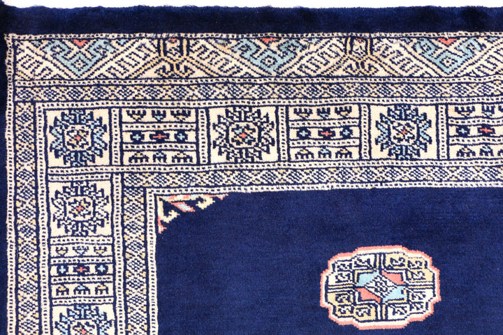 Midnight Blue Bokhara 3' 1 x 5' 3 - No. 44093 - ALRUG Rug Store