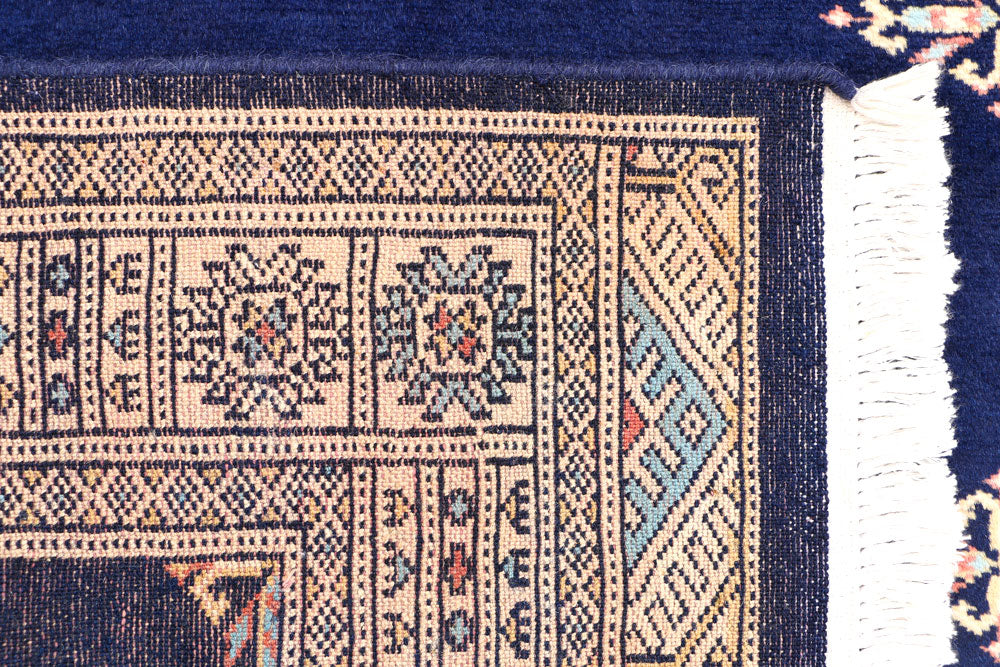 Midnight Blue Bokhara 3' 1 x 5' 3 - No. 44093 - ALRUG Rug Store