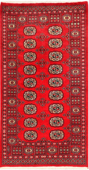Red Bokhara 3'  1" x 5'  6" - No. QA20020