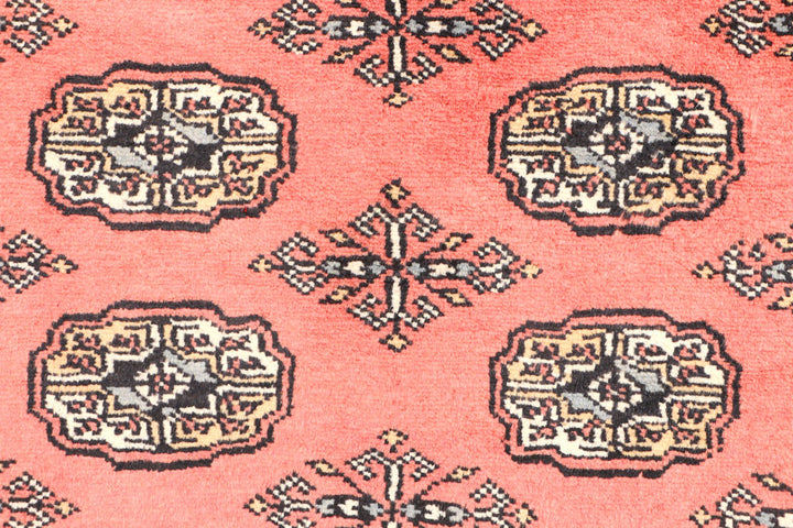 Indian Red Bokhara 3' 1 x 4' 11 - No. 44097 - ALRUG Rug Store