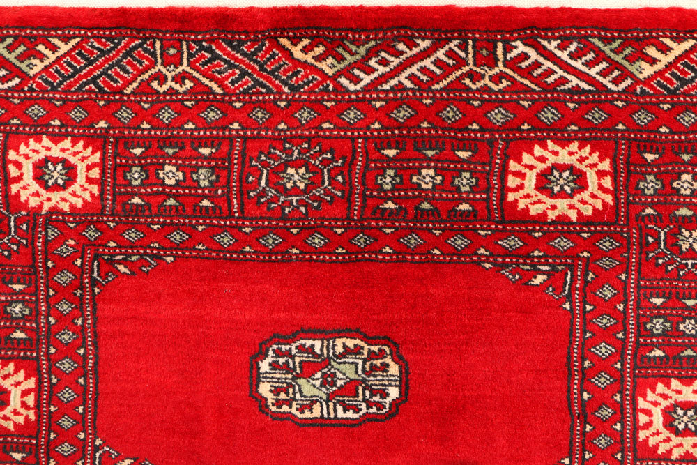 Red Bokhara 3' 1 x 5' 2 - No. 44100 - ALRUG Rug Store