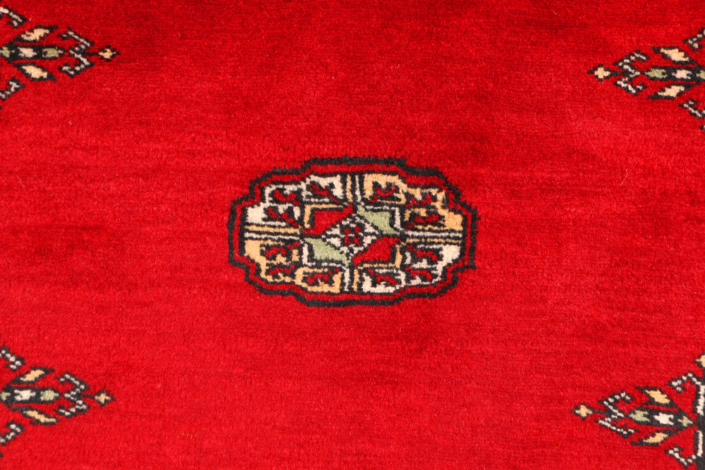Red Bokhara 3' 1 x 5' 2 - No. 44100 - ALRUG Rug Store