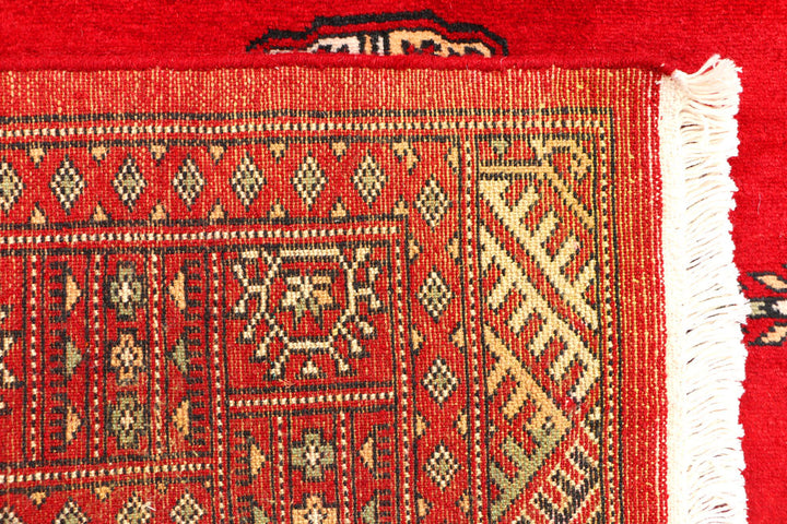 Red Bokhara 3' 1 x 5' 2 - No. 44100 - ALRUG Rug Store