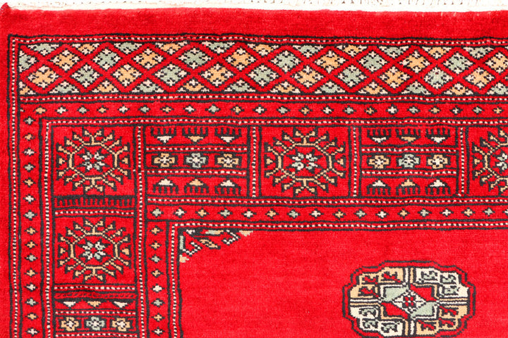 Red Bokhara 3' x 4' 9 - No. 44102 - ALRUG Rug Store