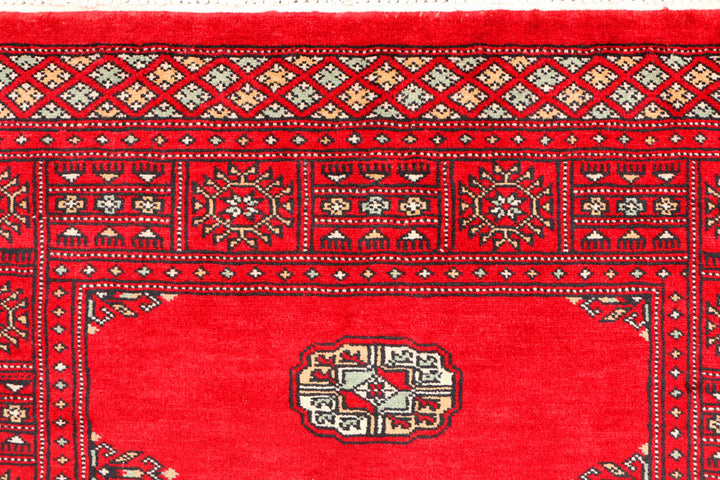 Red Bokhara 3' x 4' 9 - No. 44102 - ALRUG Rug Store