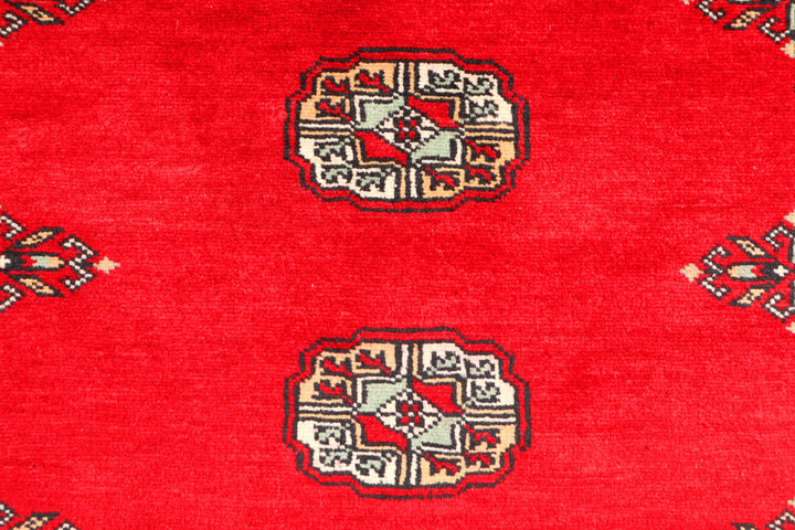 Red Bokhara 3' x 4' 9 - No. 44102 - ALRUG Rug Store