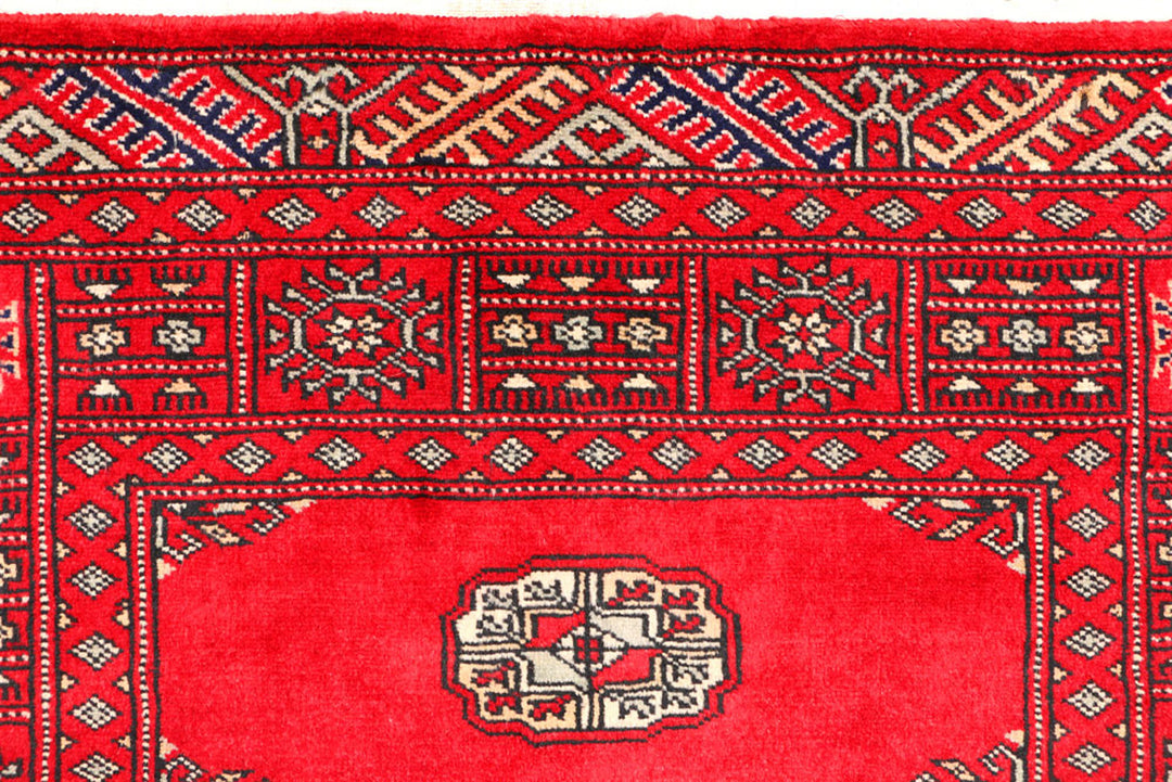 Red Bokhara 2'  11" x 4'  8" - No. QA97762
