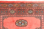 Indian Red Bokhara 3' x 4' 10 - No. 44105 - ALRUG Rug Store