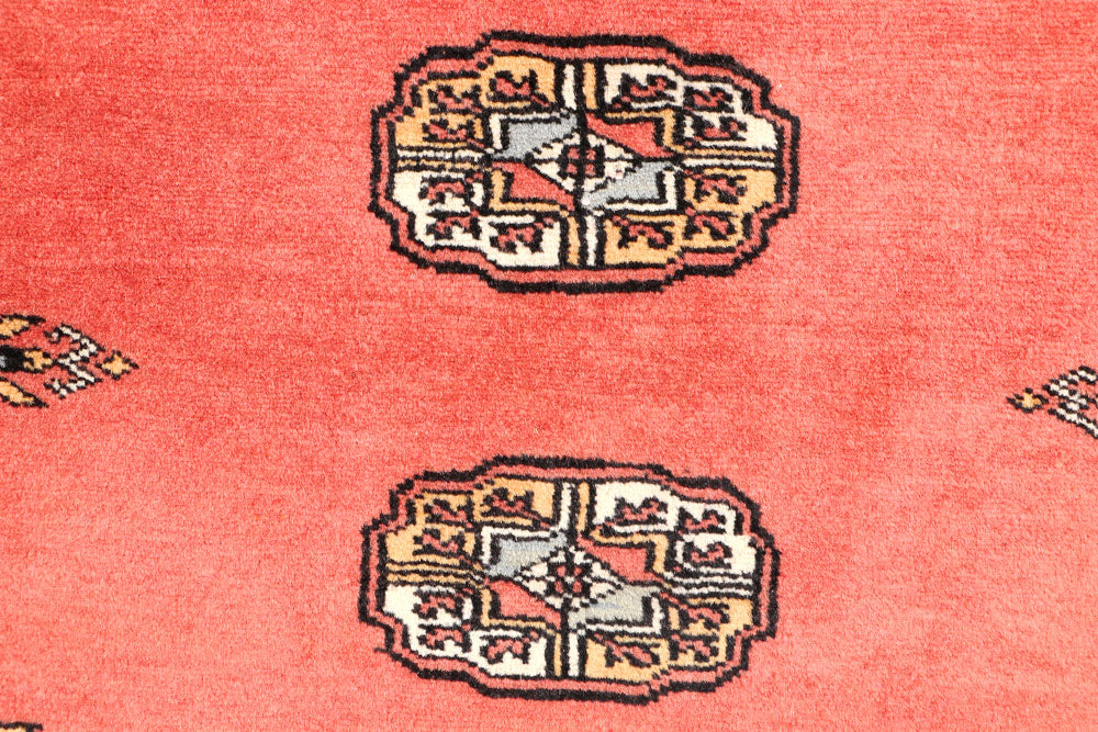 Indian Red Bokhara 3' x 4' 10 - No. 44105 - ALRUG Rug Store