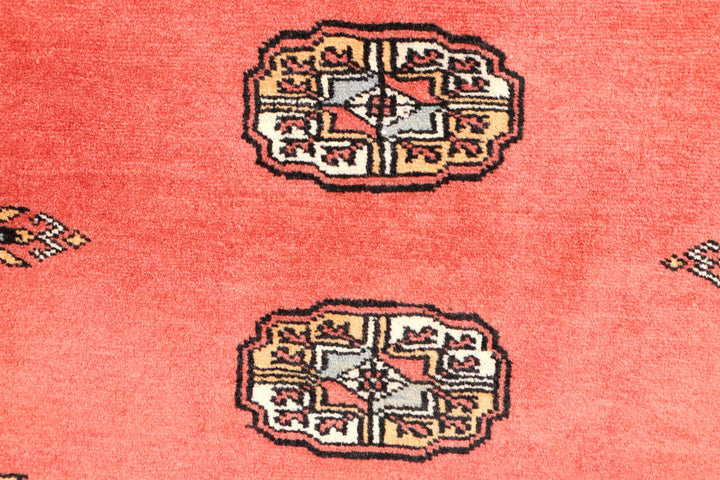 Indian Red Bokhara 3' x 4' 10 - No. 44105 - ALRUG Rug Store