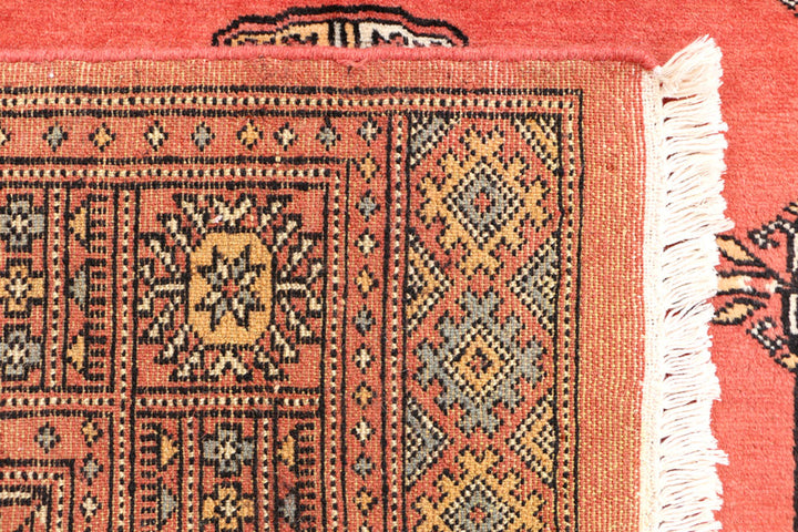 Indian Red Bokhara 3' x 4' 10 - No. 44105 - ALRUG Rug Store