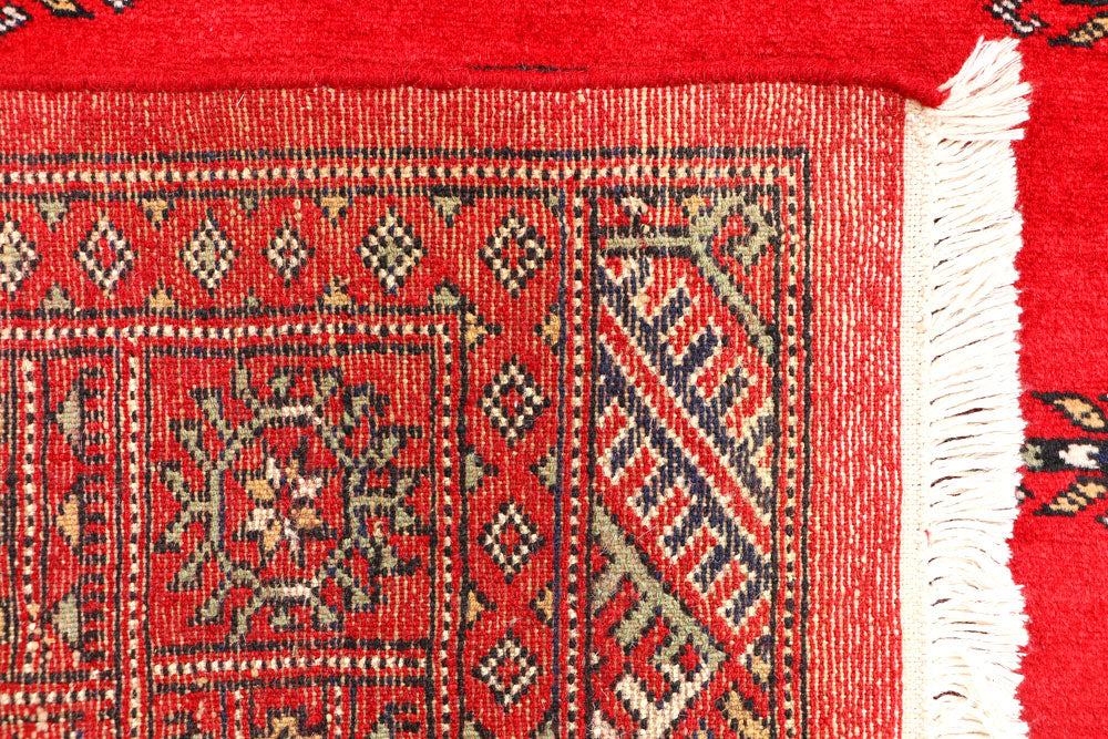 Red Bokhara 3' 1 x 5' 3 - No. 44106 - ALRUG Rug Store