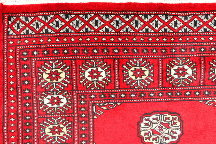 Red Bokhara 3' x 4' 11 - No. 44108 - ALRUG Rug Store