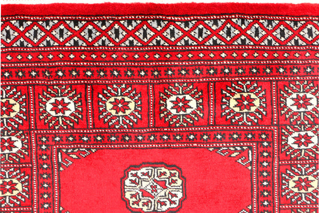 Red Bokhara 3' x 4' 11 - No. 44108 - ALRUG Rug Store