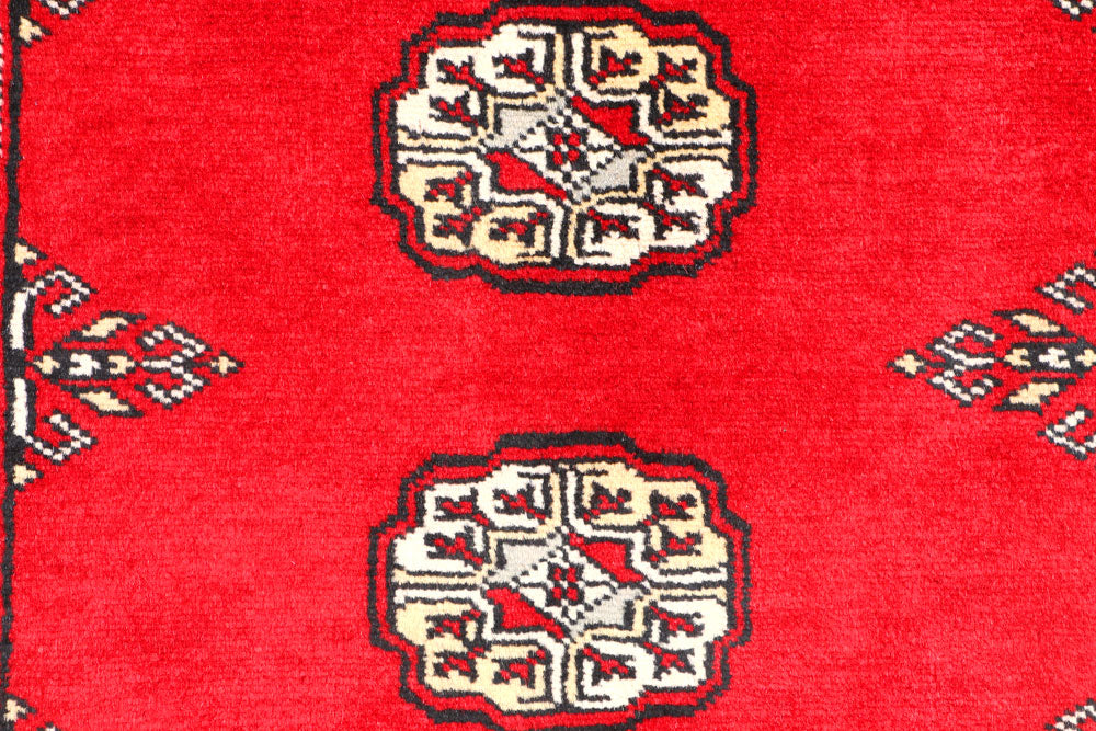 Red Bokhara 3' x 4' 11 - No. 44108 - ALRUG Rug Store
