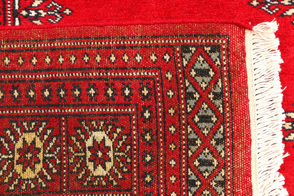 Red Bokhara 3' x 4' 11 - No. 44108 - ALRUG Rug Store