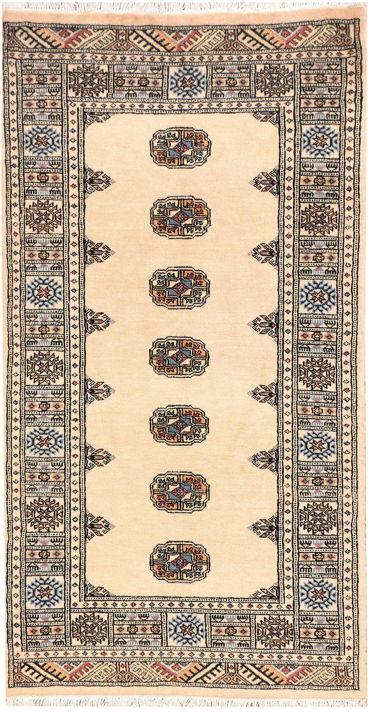 Ivory Bokhara 2' 11 x 5' 7 - No. 44111 - ALRUG Rug Store